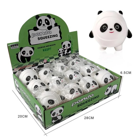 Squishy Stress Reliever Panda Fidget Kids Toy - Picture 3 of 6